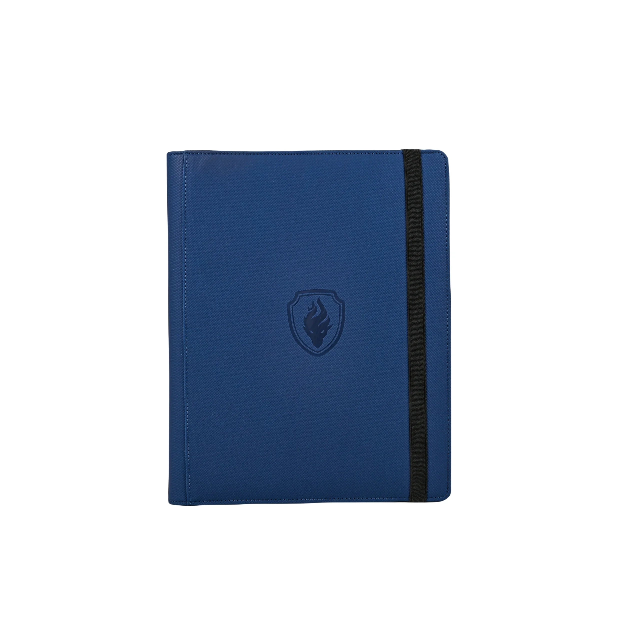 9 Pocket Card Binder, 360 Trading Card Holder Book, Premium PU Cover Zip Binder For Cards, Durable Side Loading Card Fold