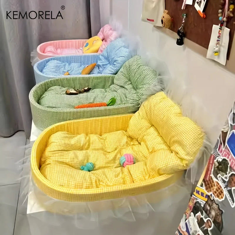 KEMORELA Washable Cat Sofa Bed with Removable Cover - Smarsty