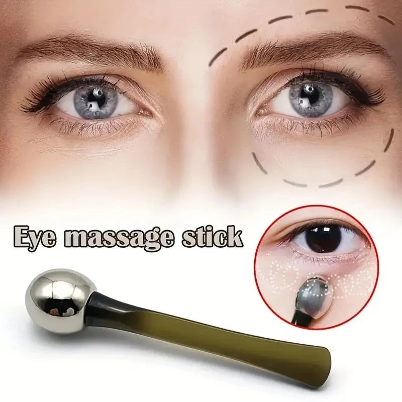 Gold Alloy Eye Roller Massage Stick for Anti-Wrinkle Care - Smarsty