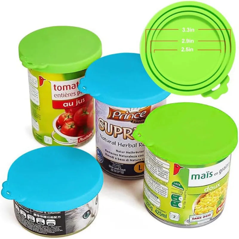 Reusable Pet Food Can Cover and Spoon Set - Smarsty