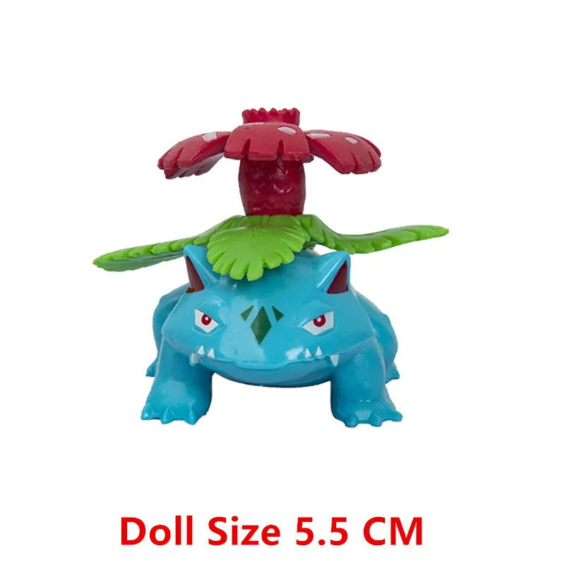 Pokemon 4-13Cm New Cartoons Movie Anime Figure Pikachu Mewtwo Charmander Blastoise Gurado Pet Action Model Toy Gifts by Smarsty