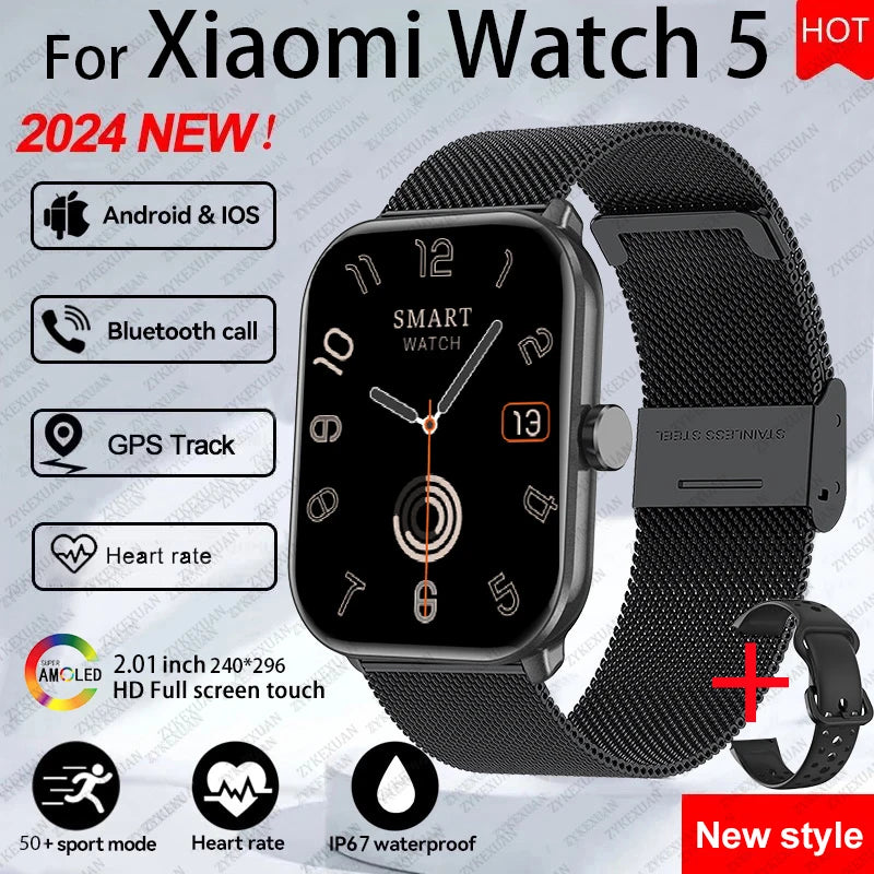 Xiaomi Watch 5 Global Version with HD AMOLED Screen - Smarsty