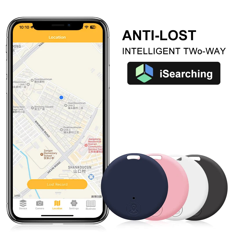 Mini GPS Tracker Anti-Lost Device for Pets and Kids - Smarsty