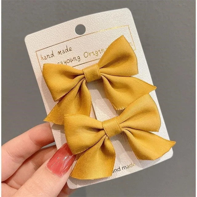 Elegant Flower Bow Hair Clips for Kids and Ladies - Smarsty