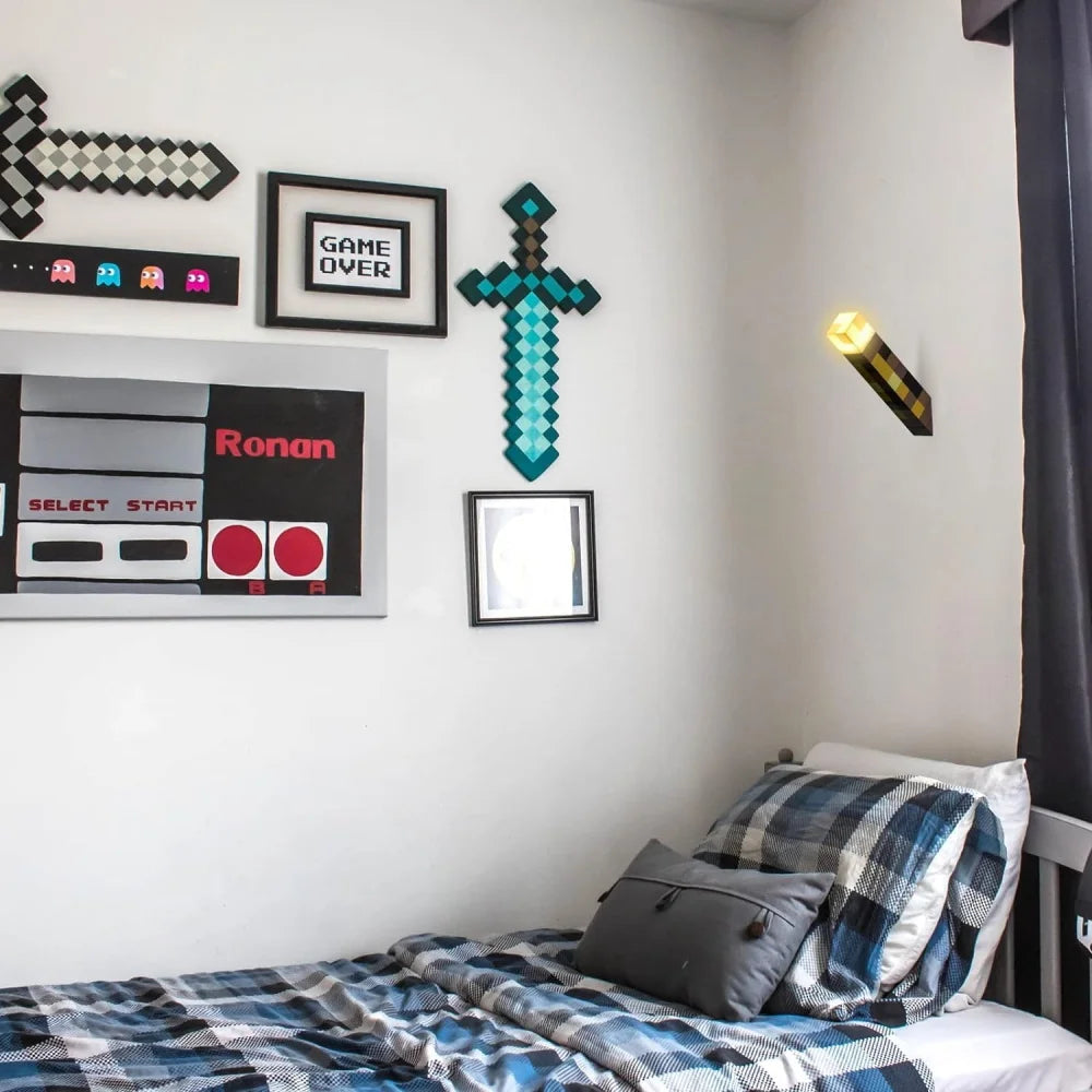 MC Game Brownstone LED Torch Lamp for Kids - Smarsty