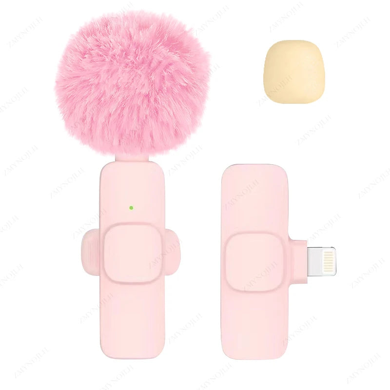 Wireless Lavalier Microphone for iPhone Android Audio Recording - Smarsty