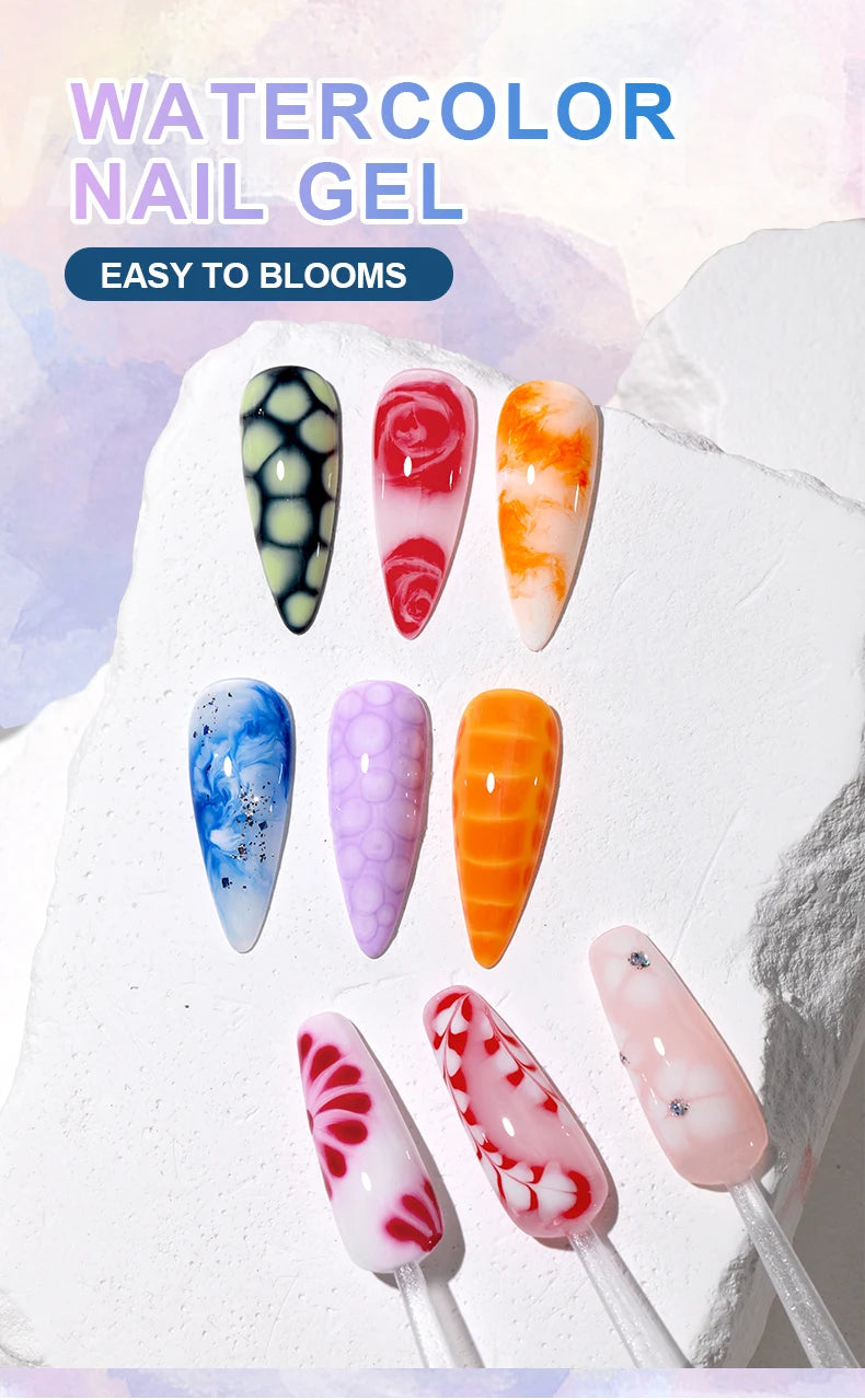 AS Clear Blooming Gel Polish for Stunning Marble Effects - Smarsty