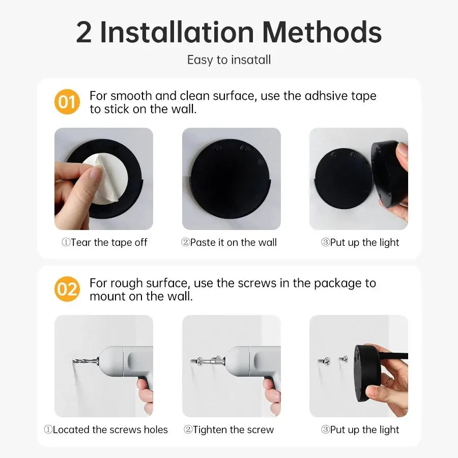 Wireless LED Motion Sensor Night Light for Home - Smarsty