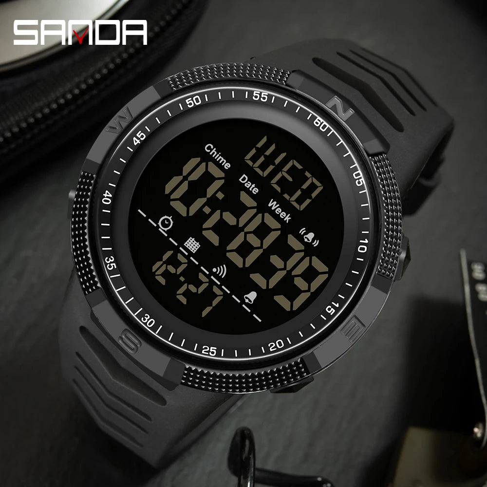 SANDA Military Sport Digital Watch Waterproof and Shockproof - Smarsty