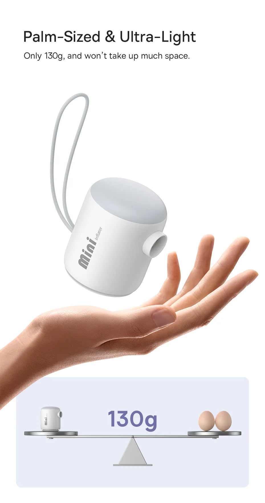 Wireless Air Pump 2In1 Inflate Deflate For Camping Mini - Smarsty