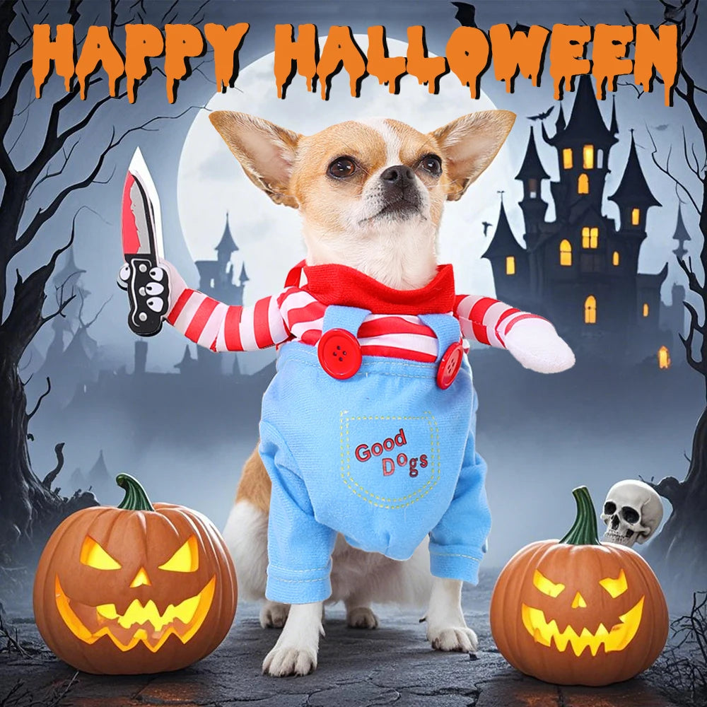 Funny Halloween Dog Costume for Small Medium Large Dogs - Smarsty