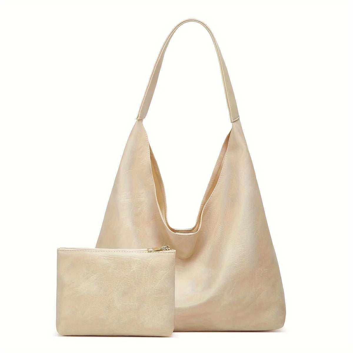 Casual PU Tote Bag For Women Large Capacity Shoulder Bag - Smarsty
