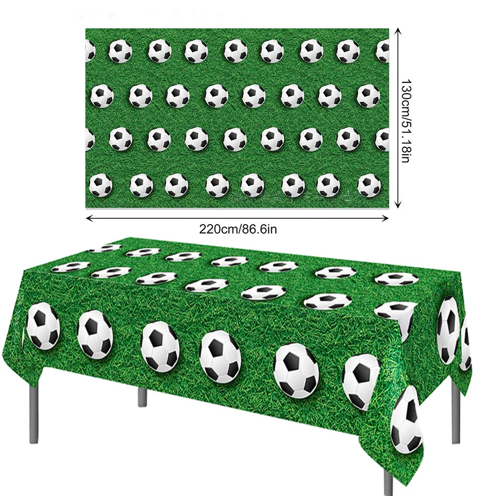 Soccer Theme Tablecloths for Game Day Parties - Smarsty