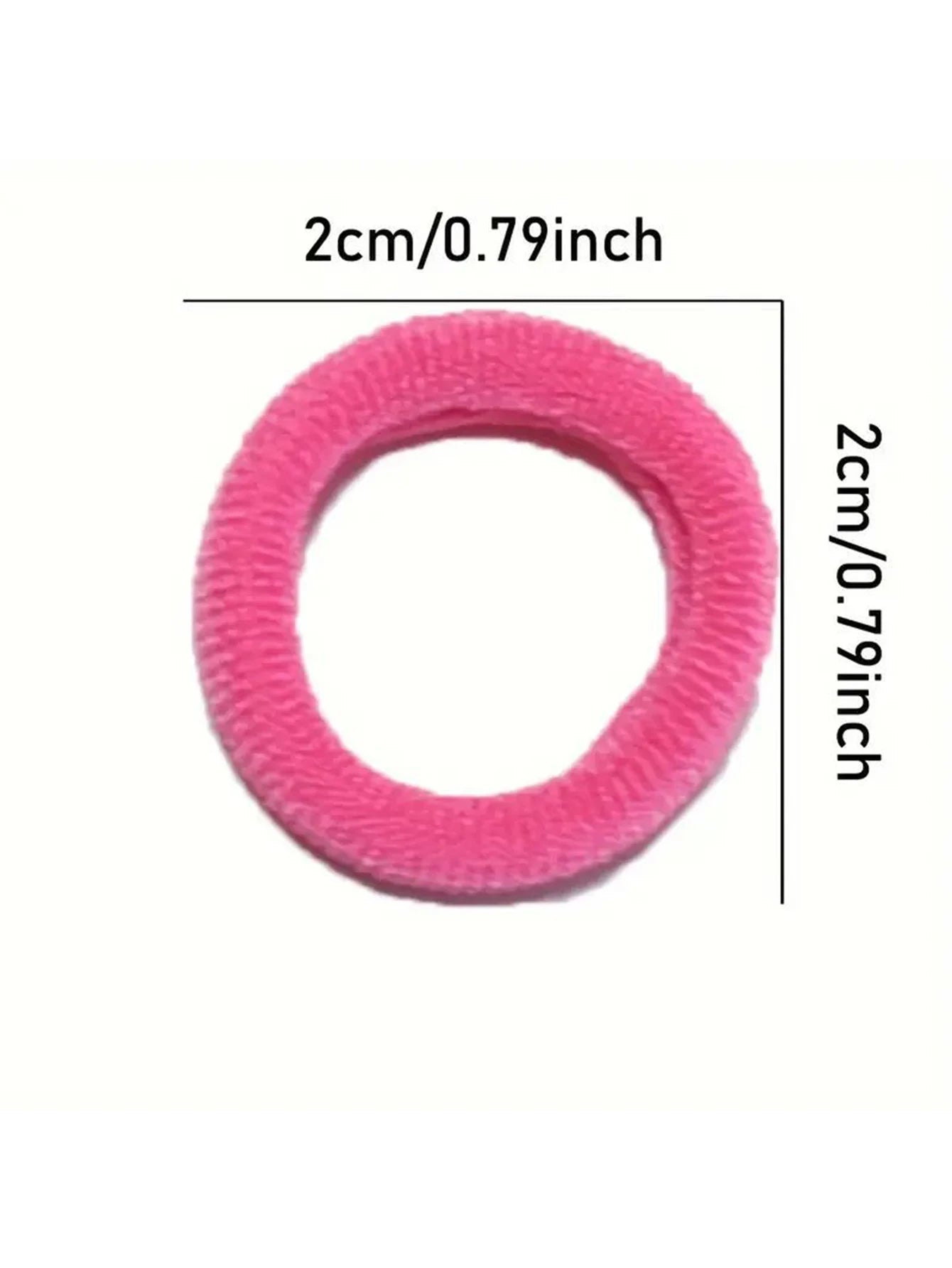 200 Pack Nylon Hair Bands Colorful Gentle No Damage - Smarsty