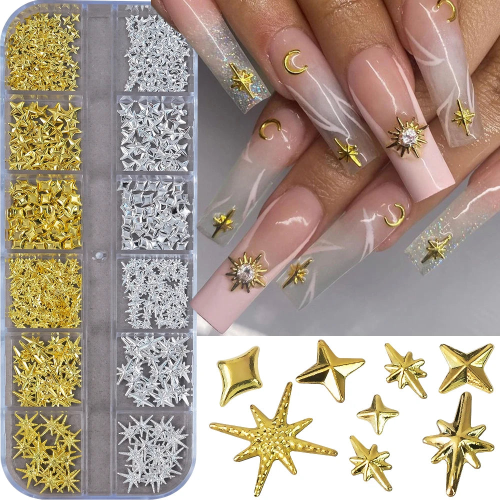 Mini Caviar Beads Nail Art Set with Magnetic Pen - Smarsty