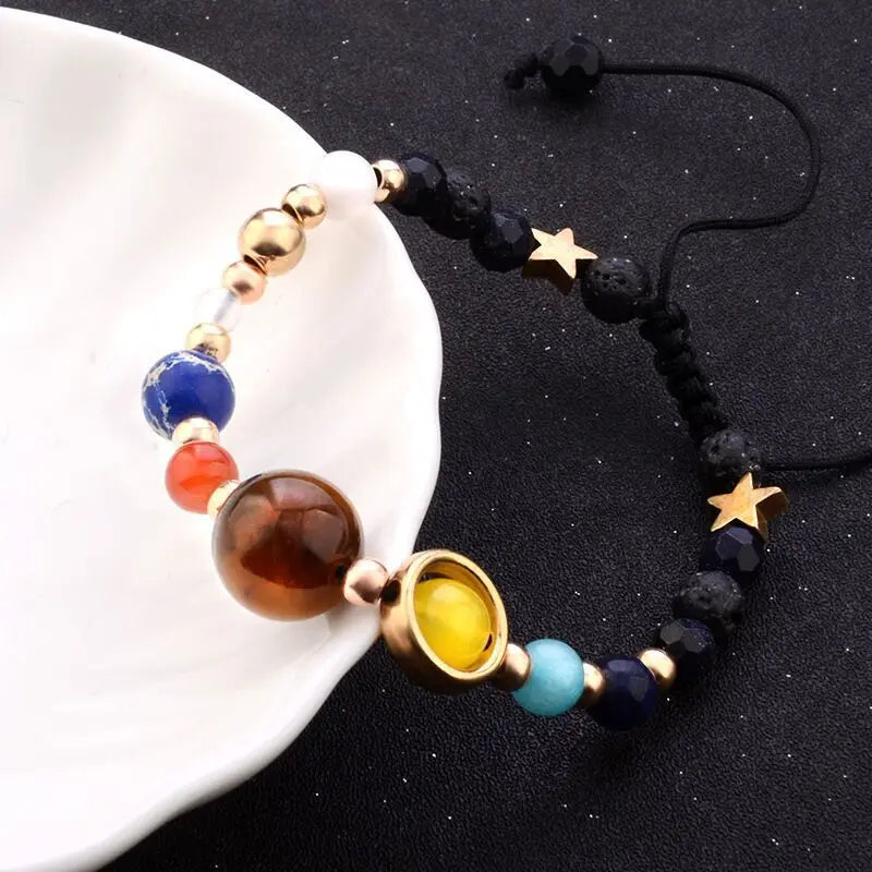 Cosmic Galaxy Solar System Bracelet for Couples - Smarsty