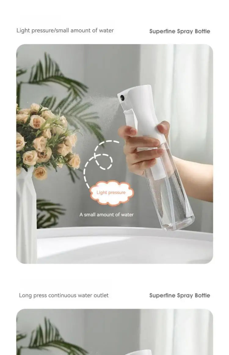 High Pressure Refillable Hairdressing Spray Bottle 200ml - Smarsty