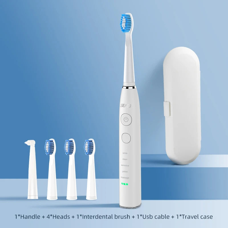 Seago Electric Sonic Toothbrush with Long Battery Life - Smarsty