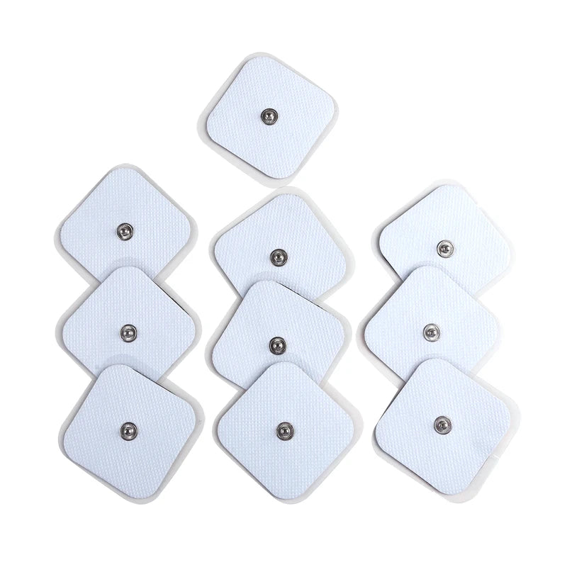 Reusable 5x5cm Electrode Pads for Muscle Relief - Smarsty