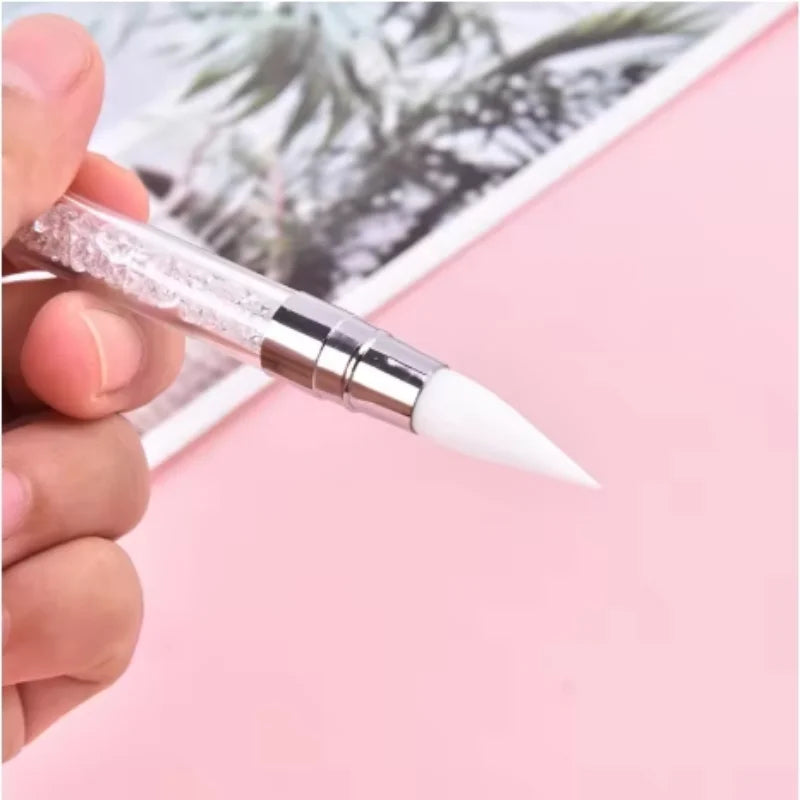 Double Head Silicone Nail Art Pen for Creative Designs - Smarsty