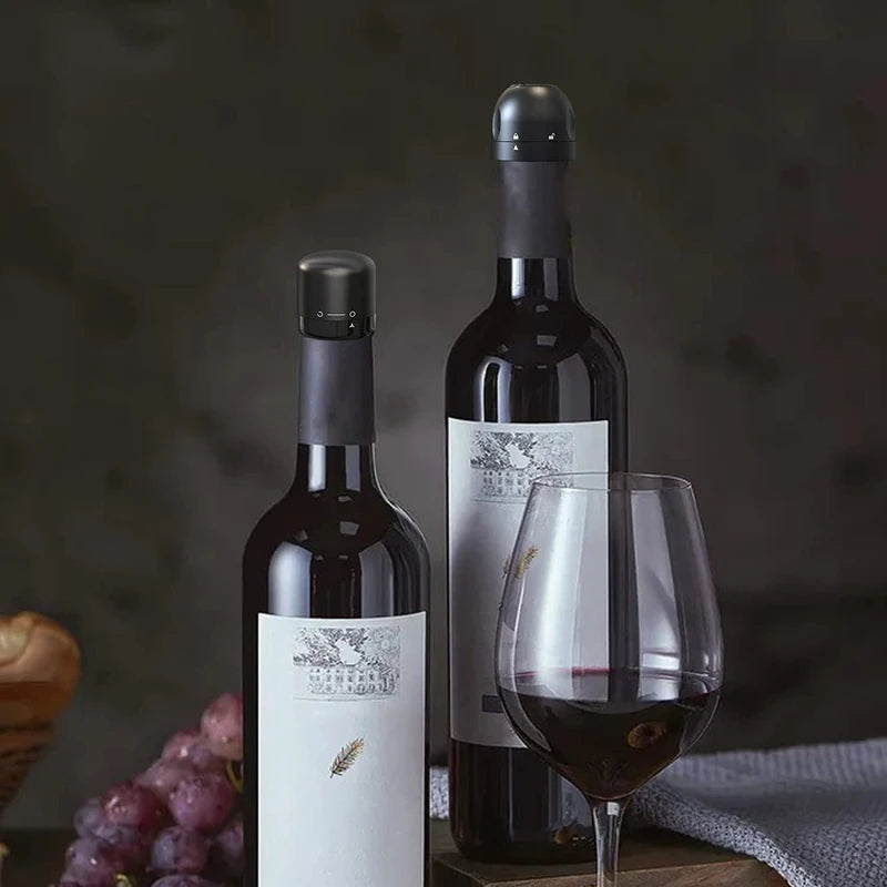 Silicone Wine Bottle Stopper Set for Freshness - Smarsty