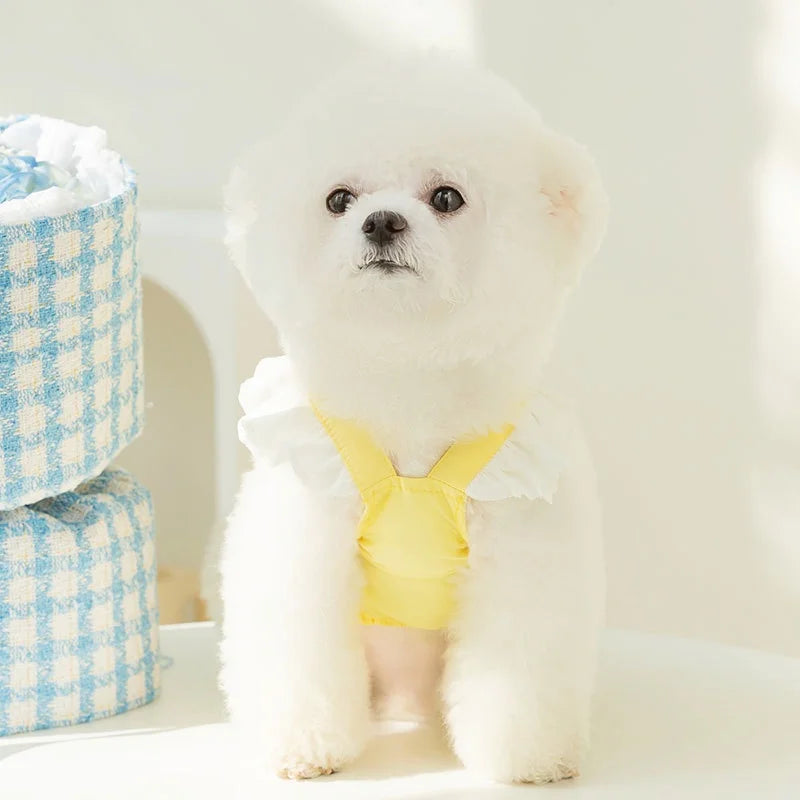Summer Princess Dog Dress with Cute Bow for Stylish Pets - Smarsty
