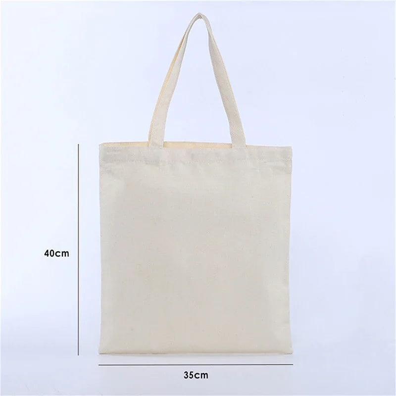 Large Capacity Canvas Tote Bag Reusable Eco Shopping Bag - Smarsty