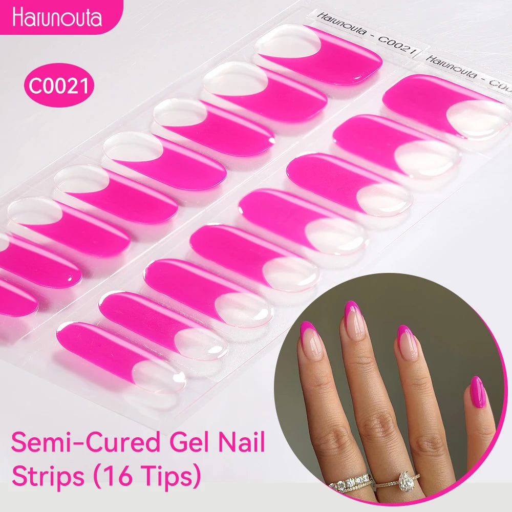 Gradient Auroras Gel Nail Strips for Easy DIY Manicure - Smarsty