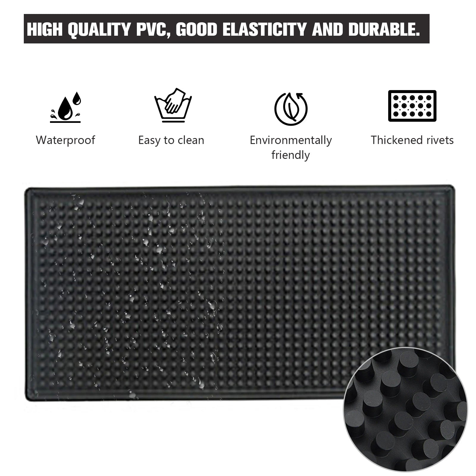 Anti-Slip PVC Bar Mat for Home and Cafe Use - Smarsty