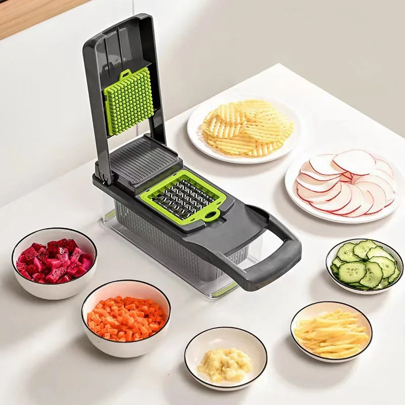 Valentine's Gift Safe Hand Guard Vegetable Cutter, for Cooking Together. 33x12cm, Shows Your Care