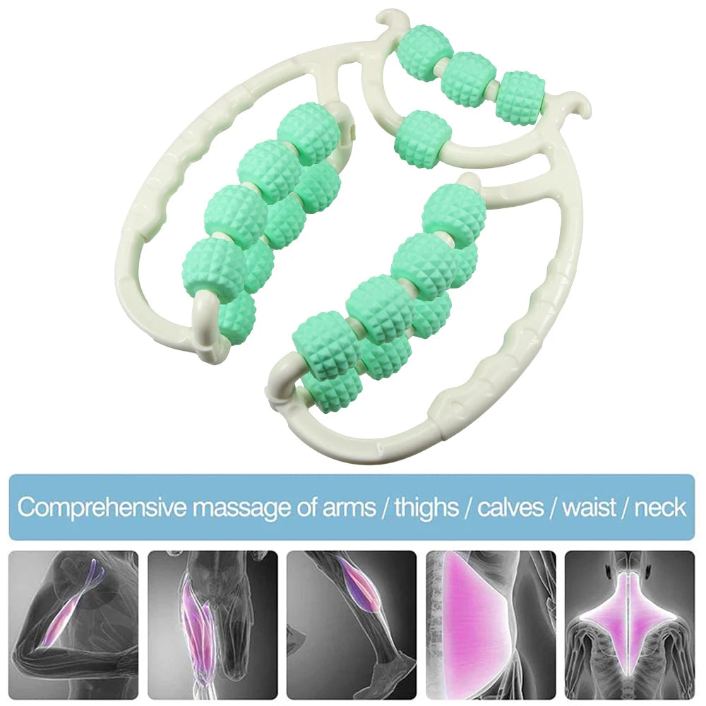 Portable Round Massager Roller for Targeted Cellulite Relief - Smarsty