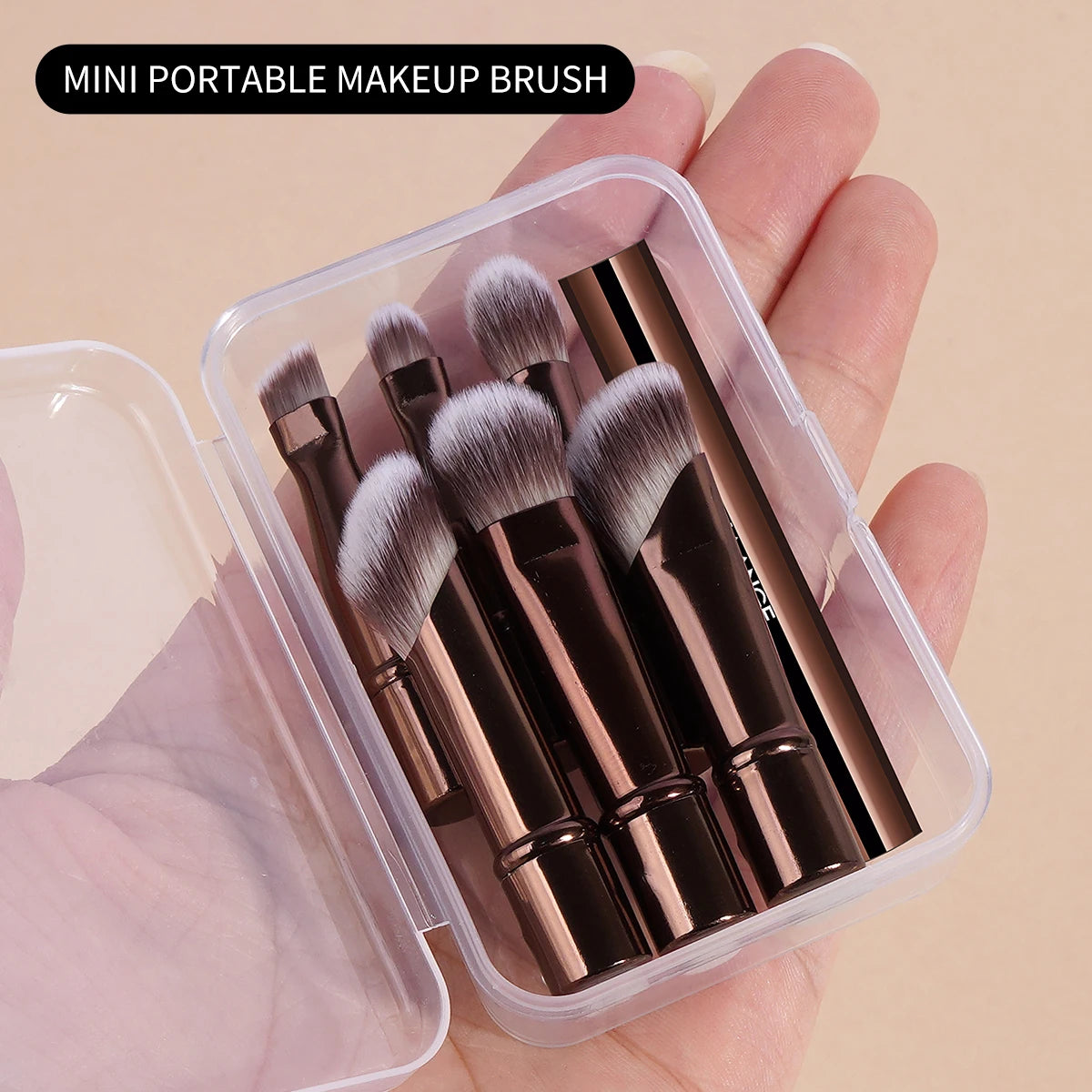 MAANGE Double Ended Makeup Brush Set for Travel and Contour - Smarsty