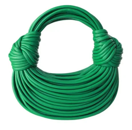 Women Handbags 2024 Designer Rope Knotted Gold Clutch - Smarsty