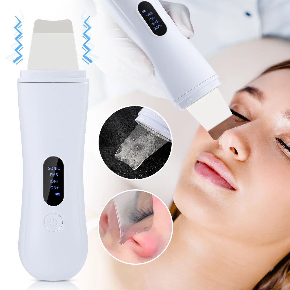 Ultrasonic Skin Scrubber Deep Cleansing Blackhead Remover - Smarsty