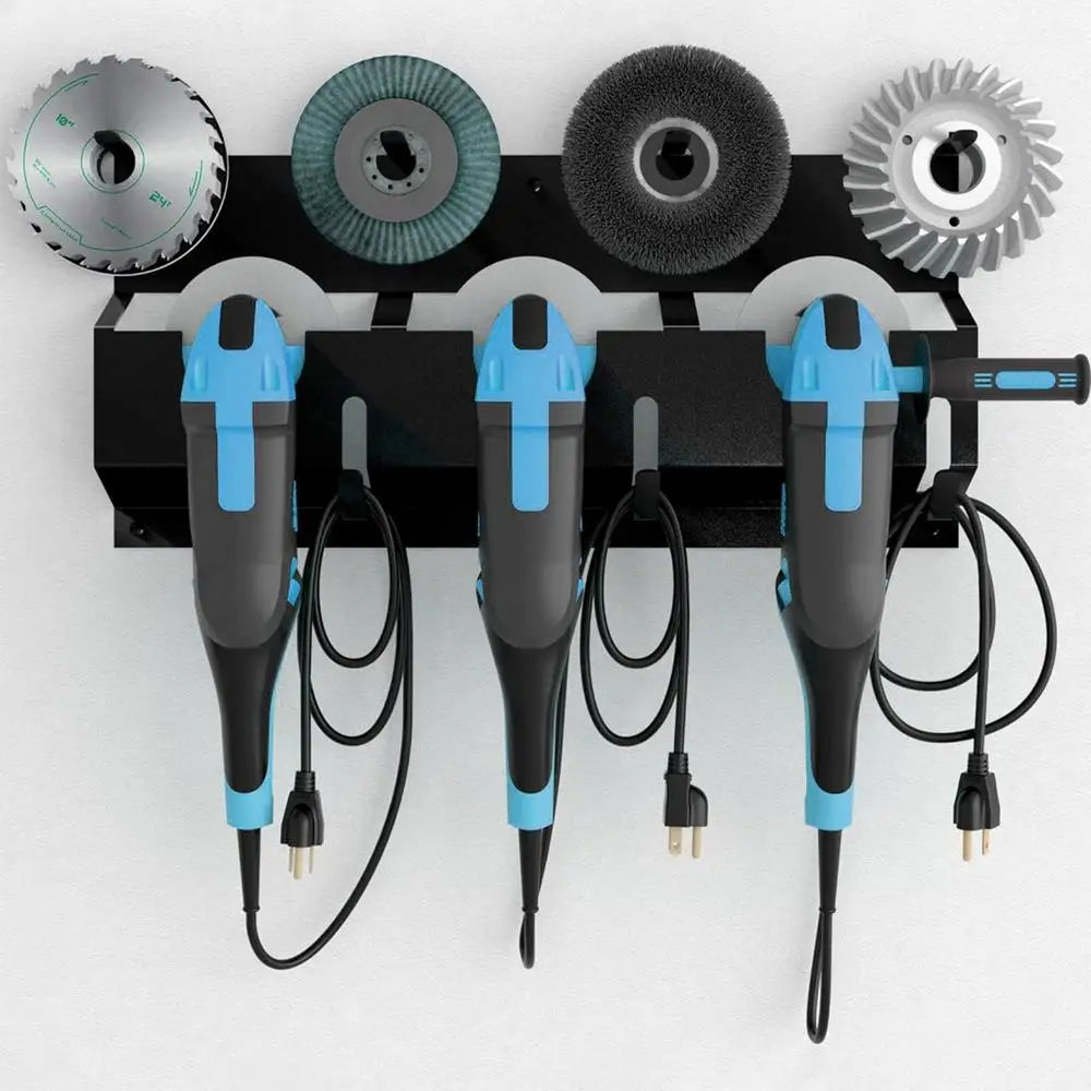 Wall Mount Angle Grinder Holder Angle Grinder Stand Angle Grinder Disc Grinder Cable Storage Rack For Cutting Polishing Machines by Smarsty
