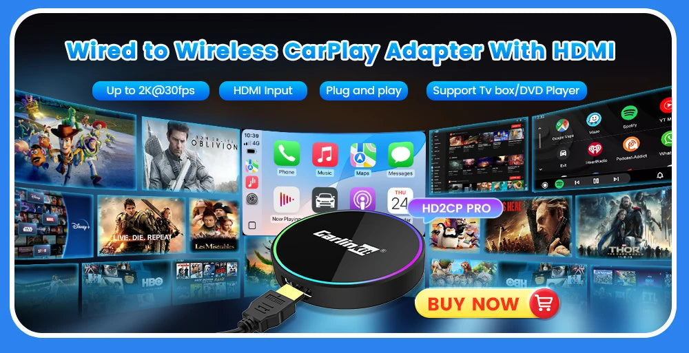 3 In 1 Wireless CarPlay Android Auto Adapter For Cars - Smarsty