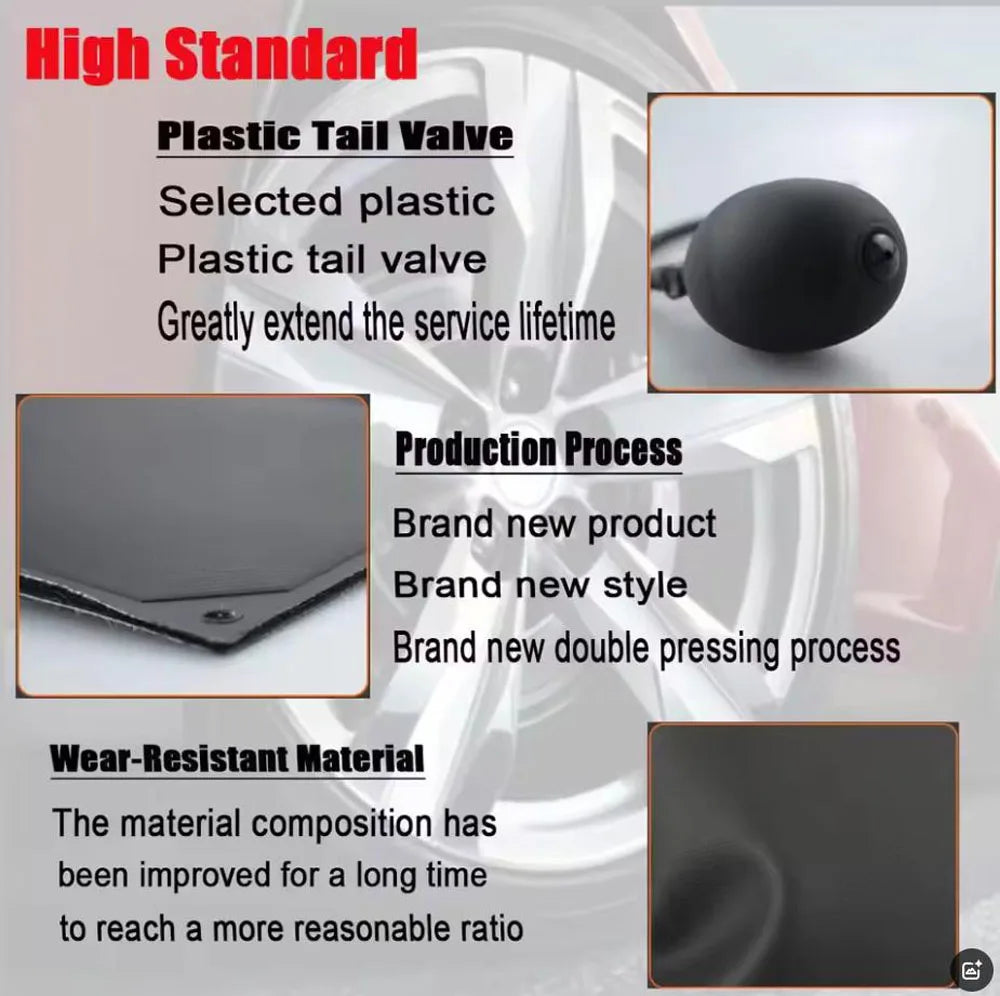 New Car Door Window Open Air Bag Pump Wedge Pad Entry Inflatable Shim Tools Professional Universal Air Pump Wedge Hand Tool - Smarsty