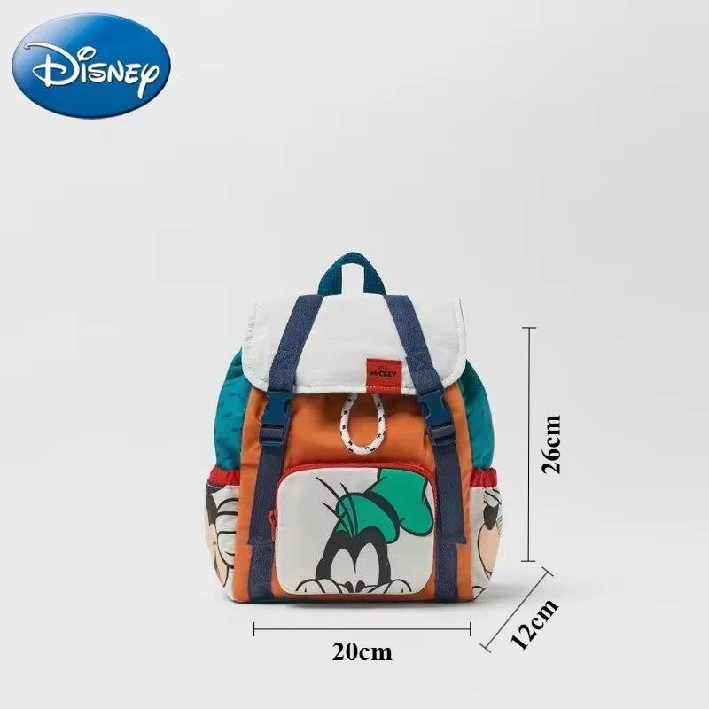 Mickey Mouse Canvas Backpack Large Capacity School Bag - Smarsty