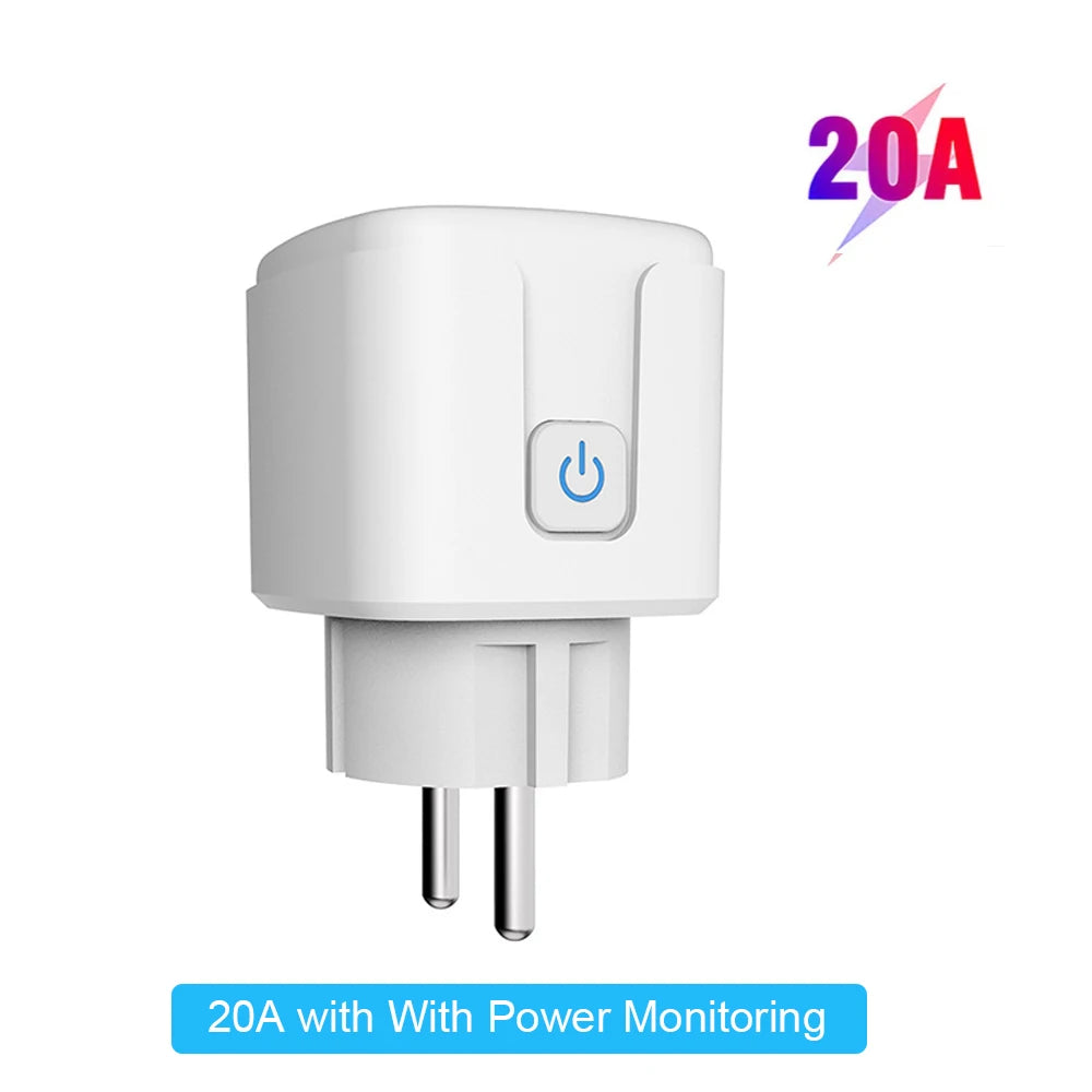 Zigbee Smart Plug With Power Monitoring And Voice Control - Smarsty