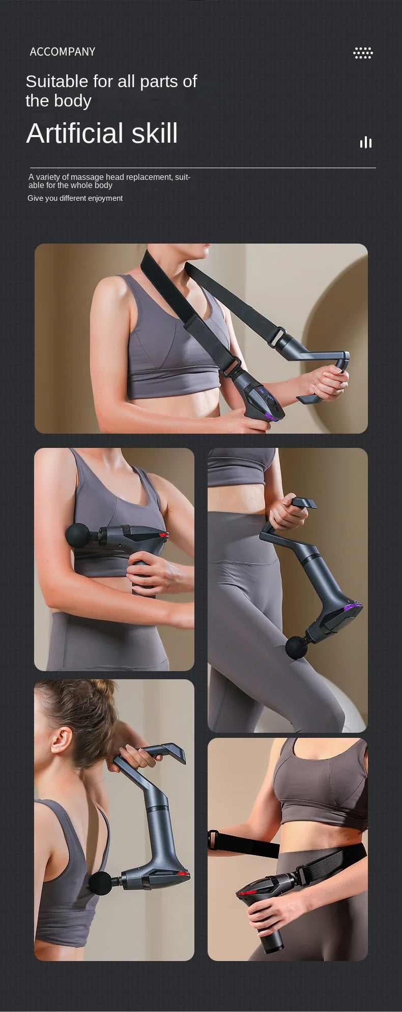 Electric Massage Gun for Deep Tissue Muscle Relief - Smarsty