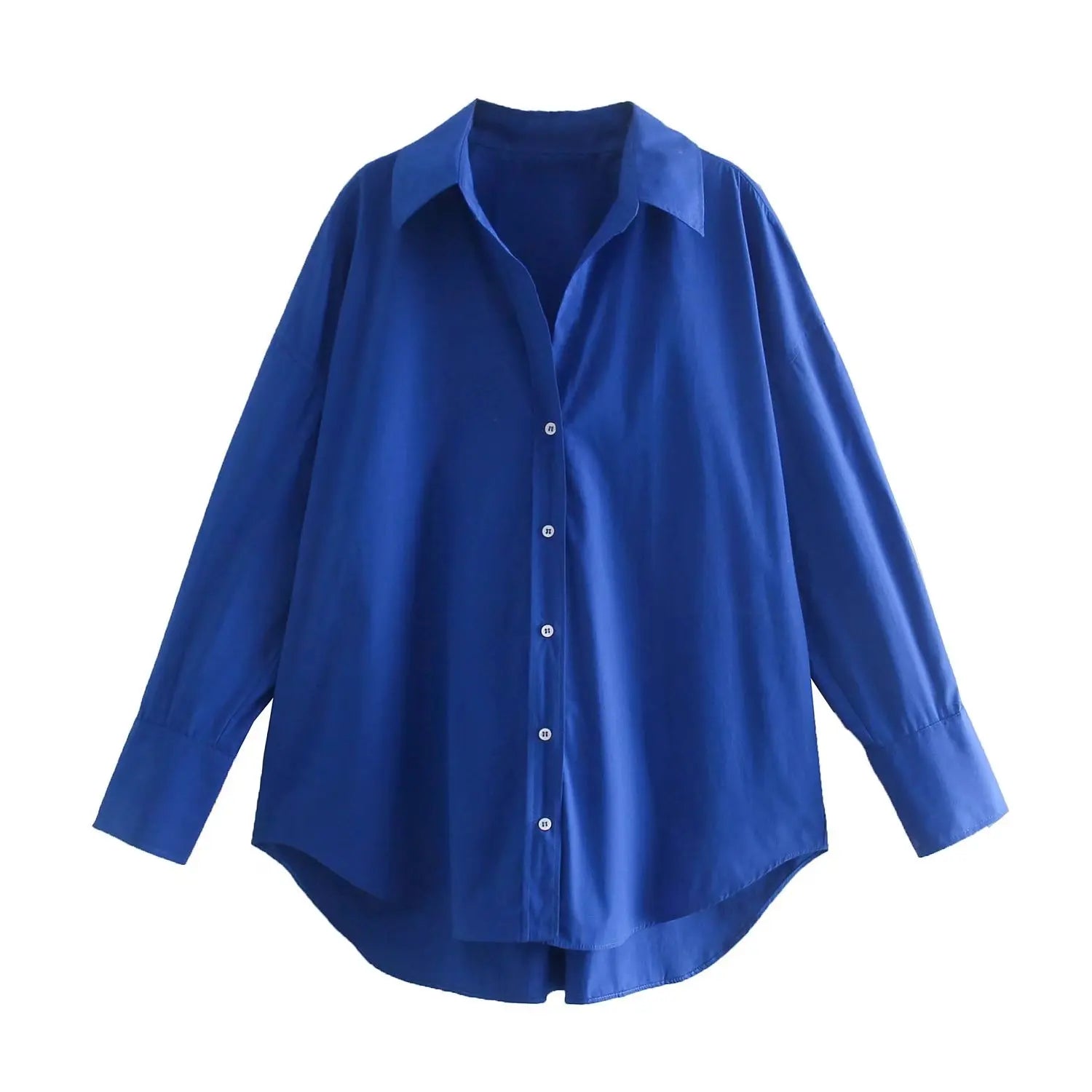 MUJER Women Shirt Multicolour Button Up Shirt Women Summer Long Sleeve Top Female Streetwear Oversize Shirts And Blouses Women - Smarsty