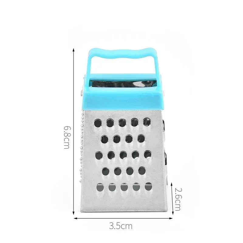 Mini Stainless Steel Four-Sided Cucumber Grater Fruit Planer Cheese Slicers Carrot Vegetables Cutter Home Smart Kitchen Gadgets by Smarsty