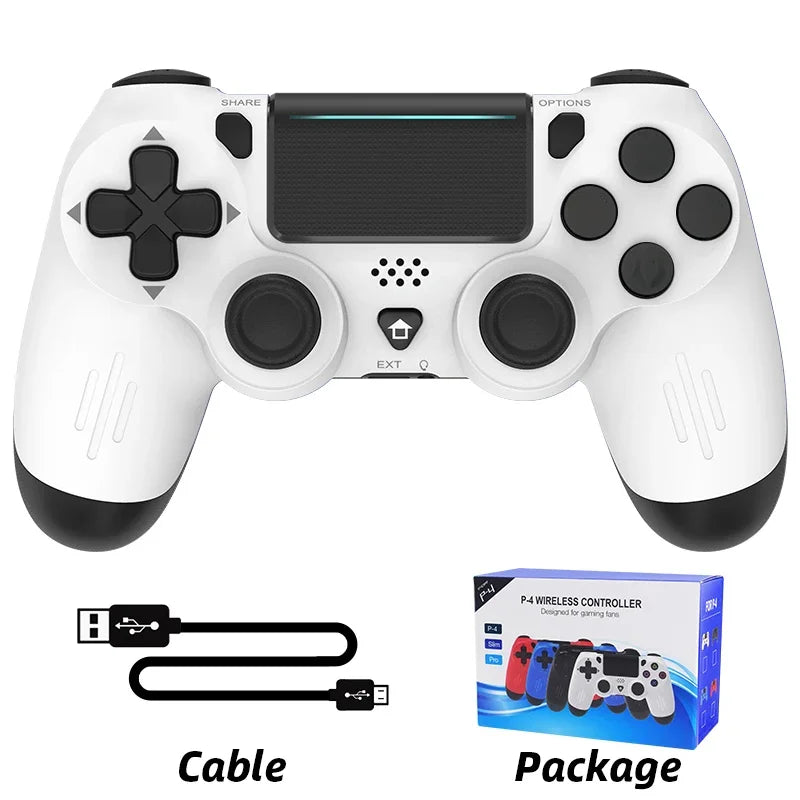 Wireless Bluetooth Game Controller for PS4 with Dual Vibration - Smarsty