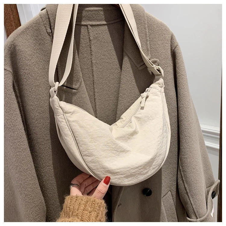 Casual Nylon Crossbody Bag for Women Large Capacity - Smarsty