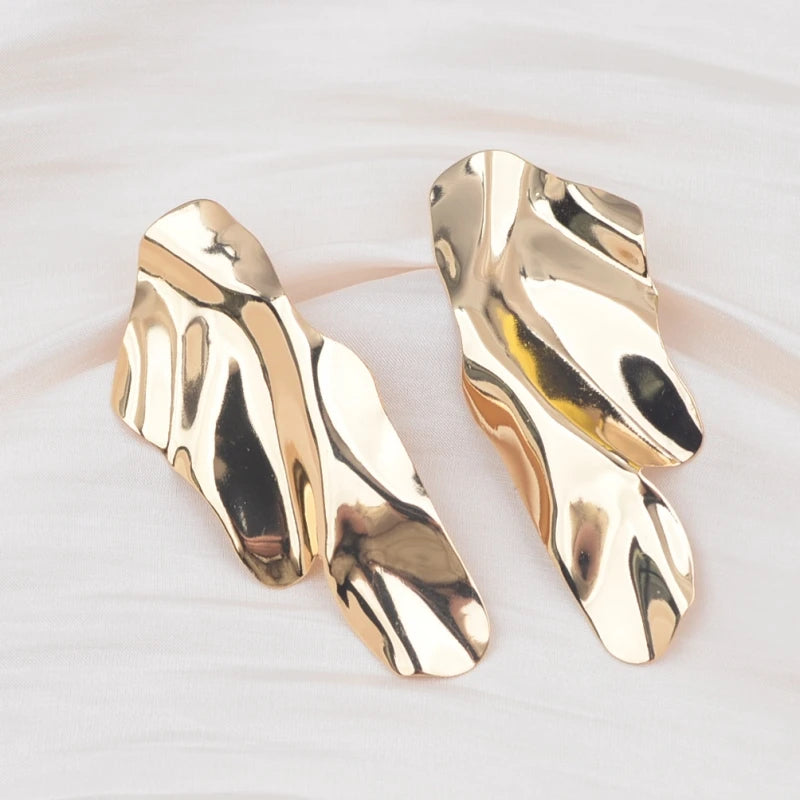 Statement Long Dangle Earrings for Women Big Twisted Style - Smarsty