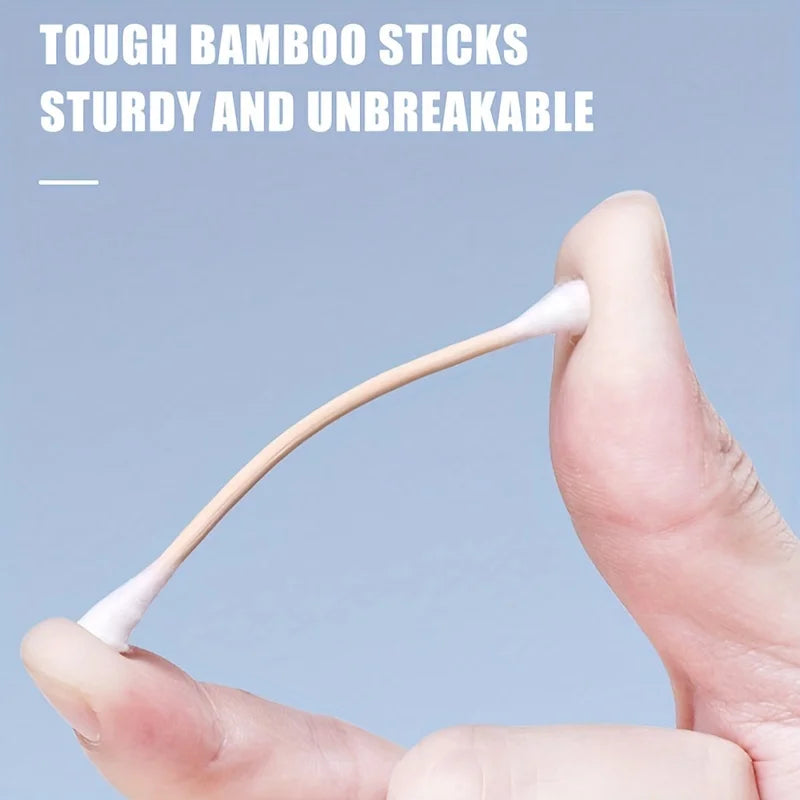 1000 Count Eco-Friendly Cotton Swabs for Makeup and Cleaning - Smarsty
