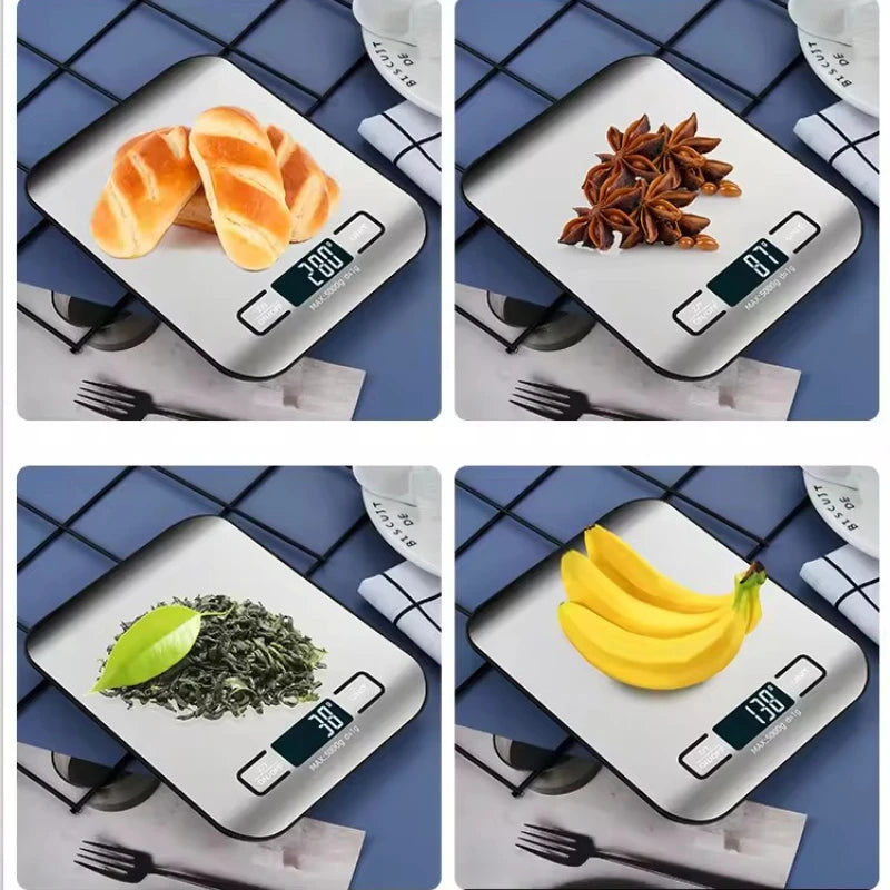 Digital Kitchen Scale with LED Display for Accurate Weighing - Smarsty