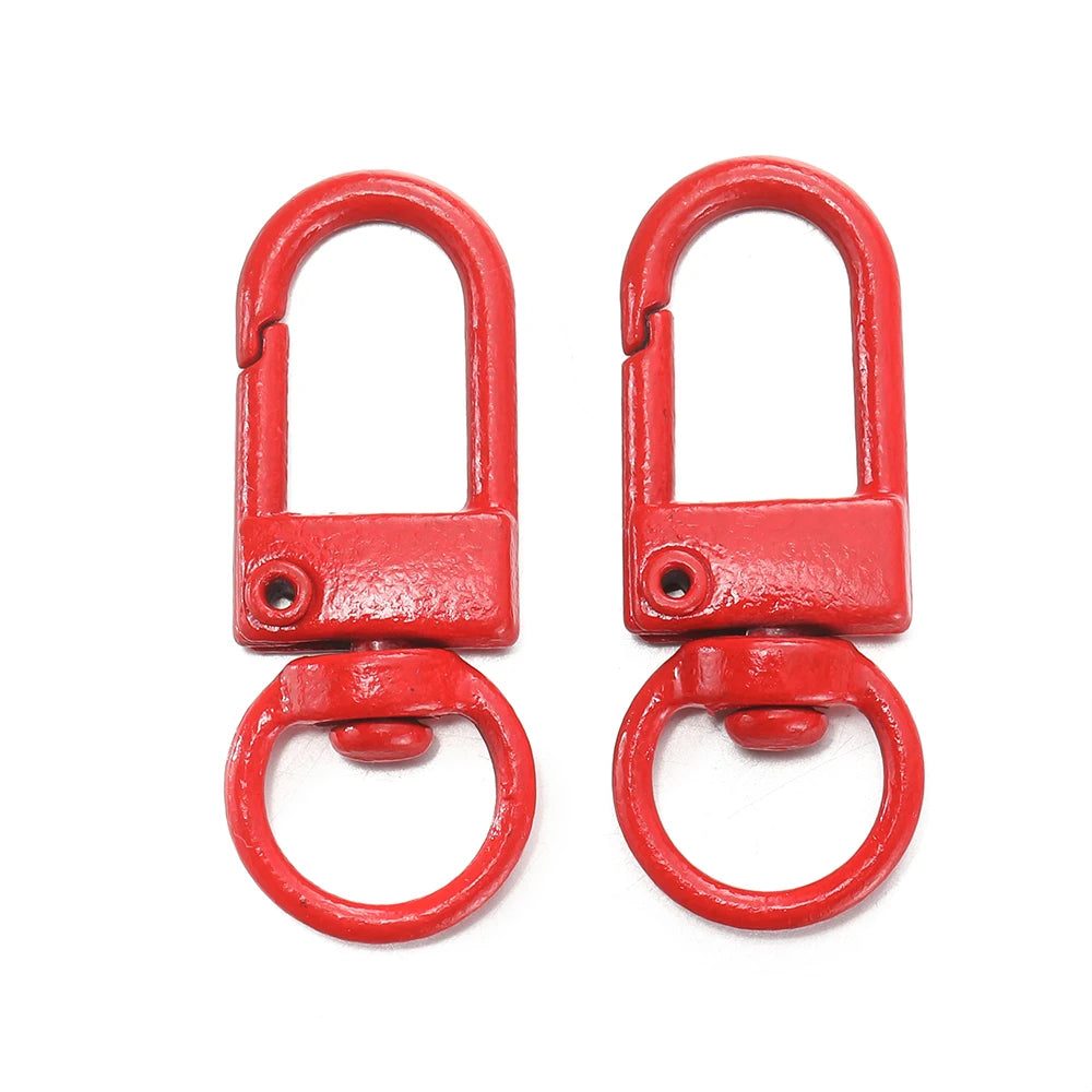 Colorful Alloy Snap Lobster Clasp Keychain Hooks Set - Smarsty