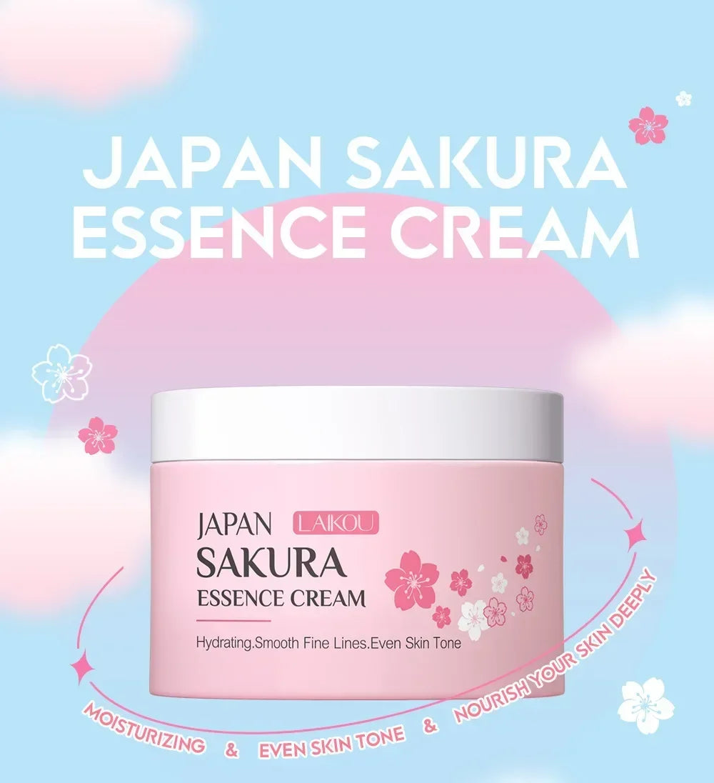 LAIKOU Japan Sakura Face Cream for Smooth Radiant Skin - Smarsty