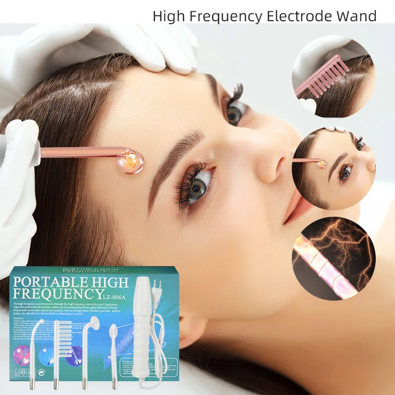 Portable High Frequency Facial Machine for Skin Rejuvenation - Smarsty